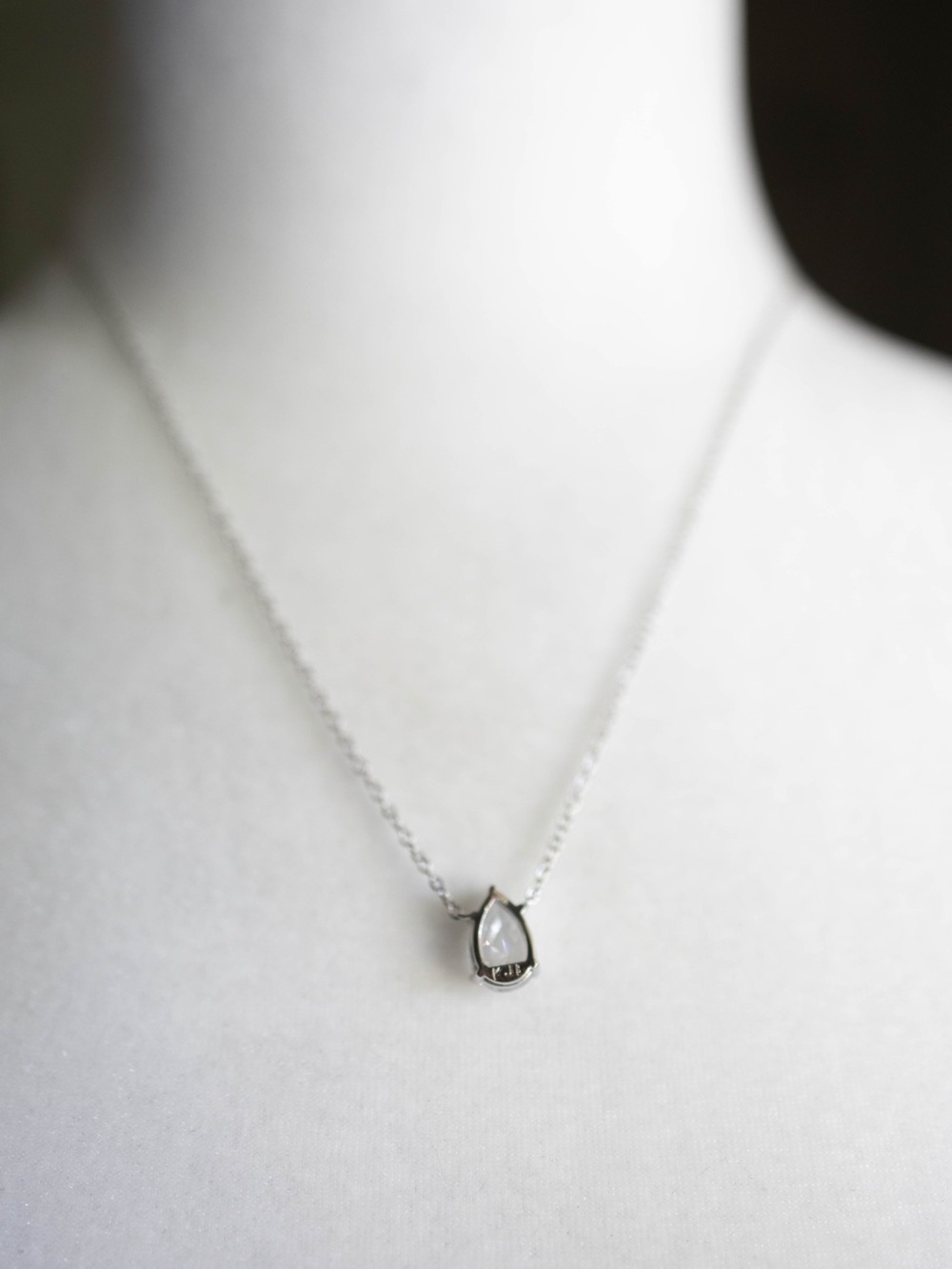 Sterling Silver Clear Crystal‎ Pendant Necklace - Elegant Women’s Jewelry - Picture 5 of 6